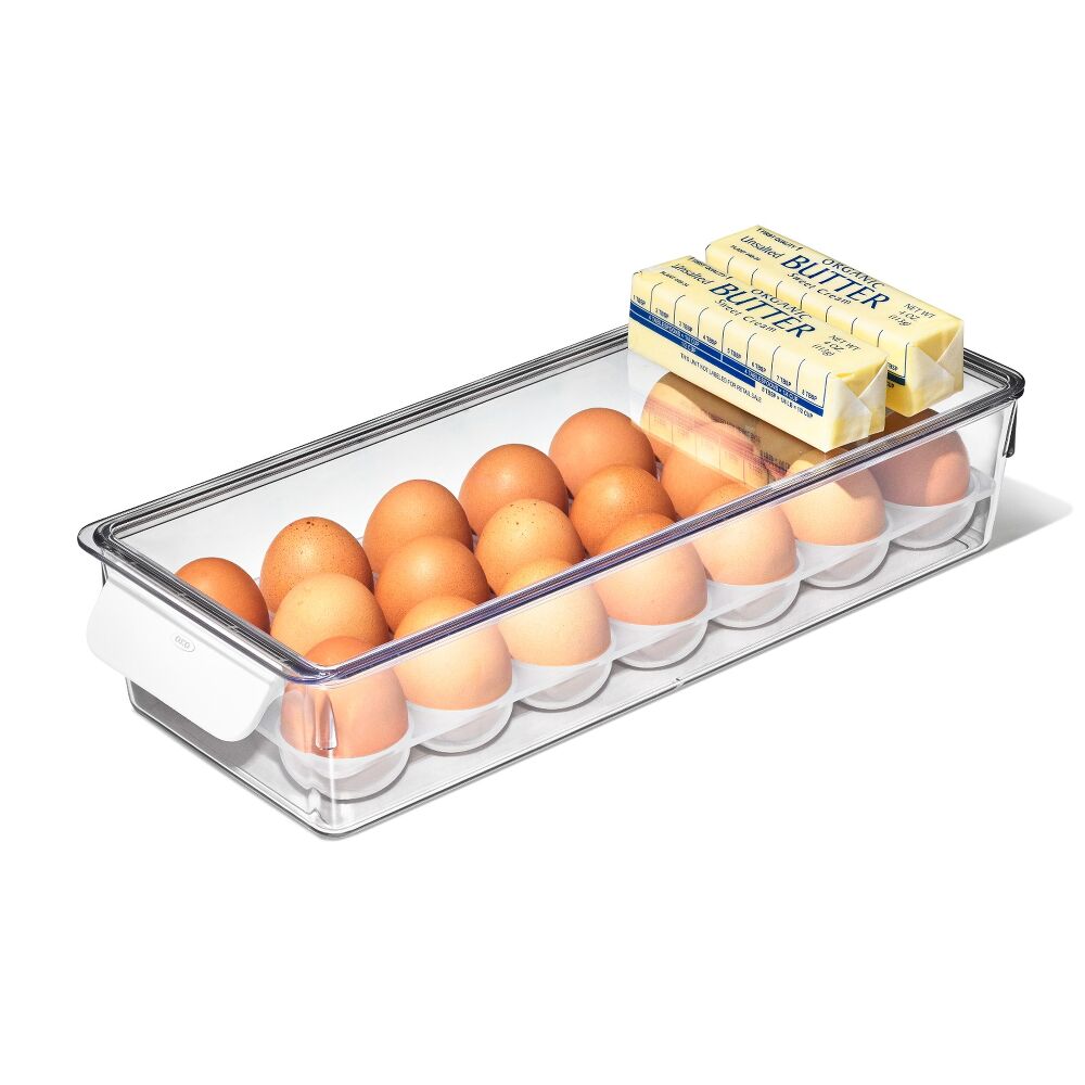 Refrigerator Egg Bin With Removable Tray T8