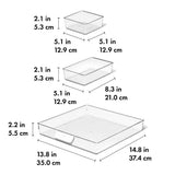 3-piece Refrigerator Tray Set F4