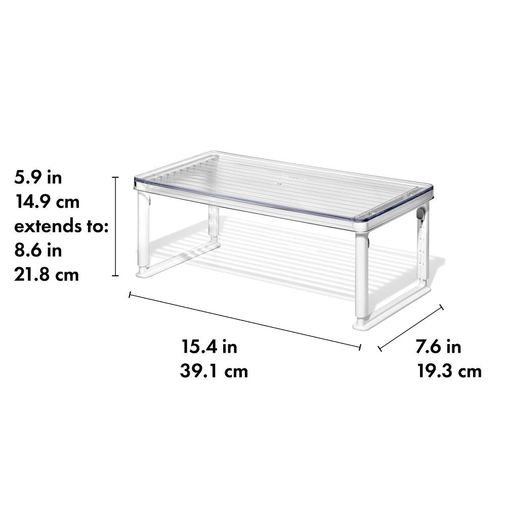 Adjustable Refrigerator Shelf Riser I2