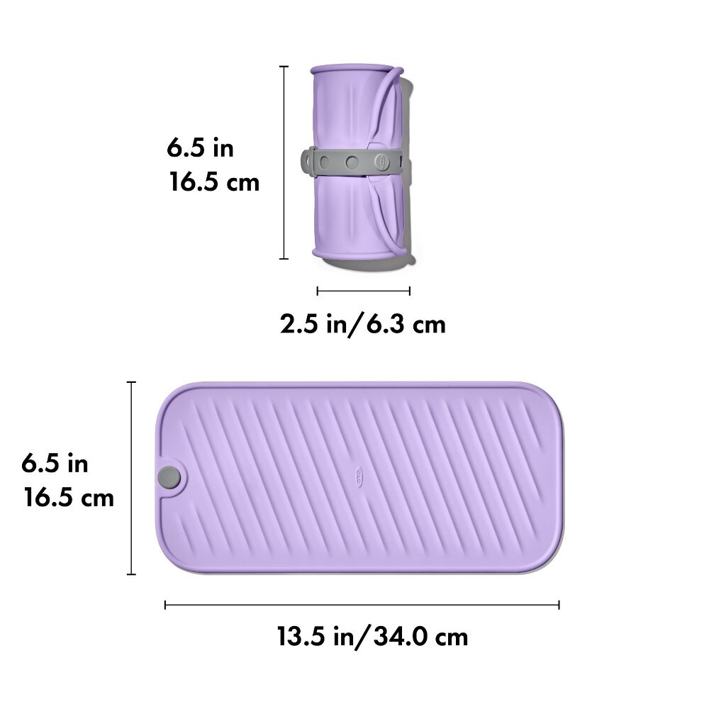 Hot Styling Tool Mat - Lavender P4