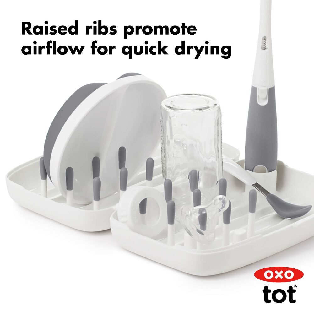 On-the-Go Drying Rack with Bottle Brush A4