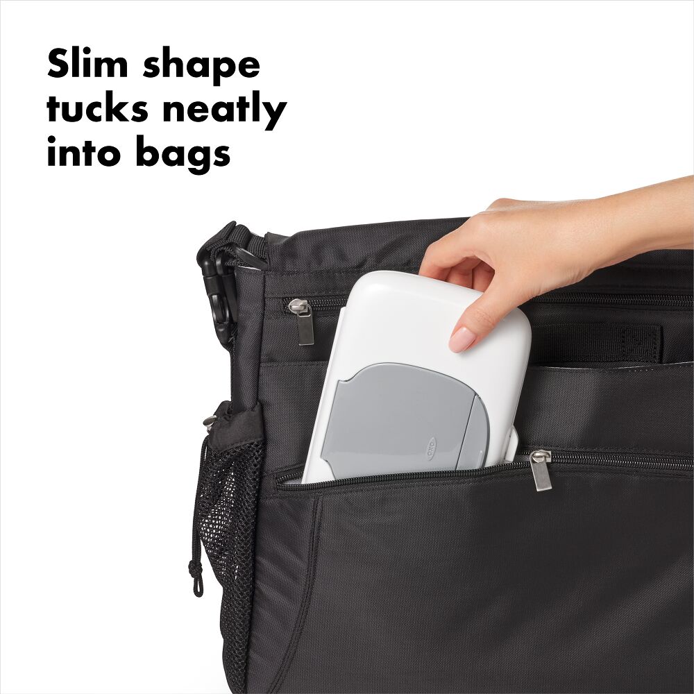 OXO TOT 2-Pack On-the-Go Wipes Dispenser, Gray S8