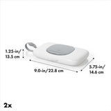 OXO TOT 2-Pack On-the-Go Wipes Dispenser, Gray S8