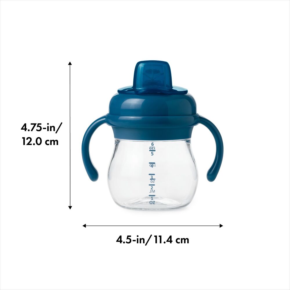 Transitions 6 Oz Soft Spout Sippy Cup with Removable Handles Q6