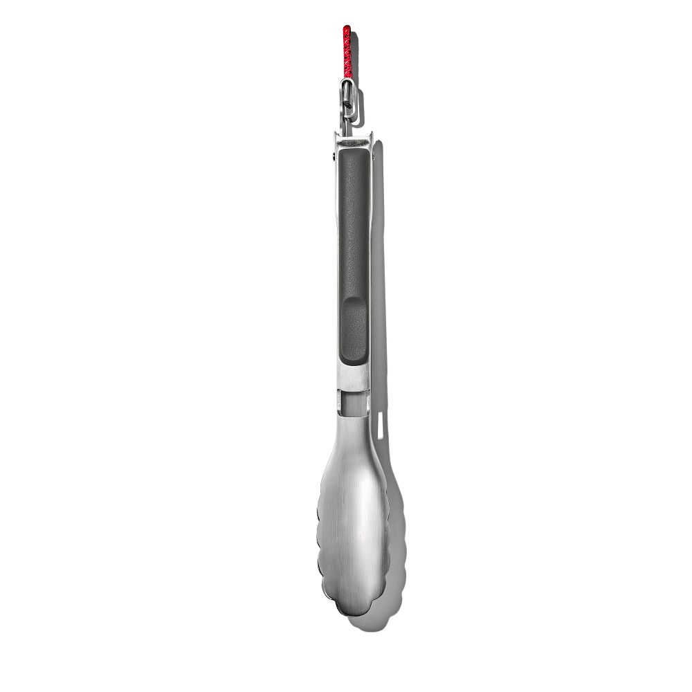 OXO Outdoor 10.5in Camp Stove Tongs with Bottle Opener K5