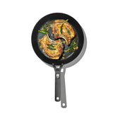 Outdoor 12-inch Carbon Steel Pan with Removable Handle X4