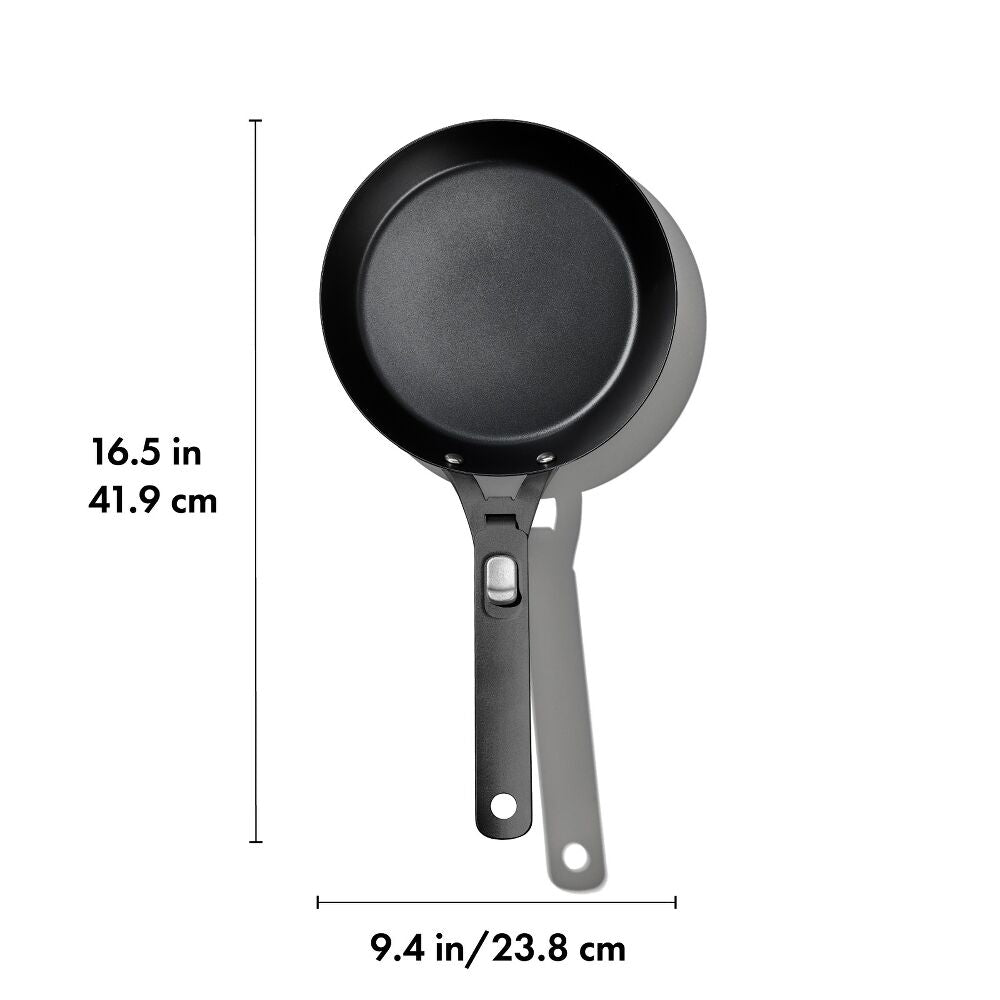 Carbon Steel With Removable Handle 8in Pan A7