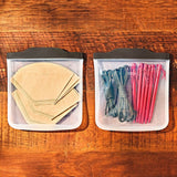 Outdoor Silicone Reusable Sandwich Bag (28 oz) D8