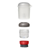 Outdoor Soap Dispensing Dish Brush with Storage Case H3