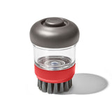 Outdoor Soap Dispensing Dish Brush with Storage Case K8
