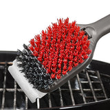 Outdoor Nylon Grill Brush Set of 2 Replacement Heads S8