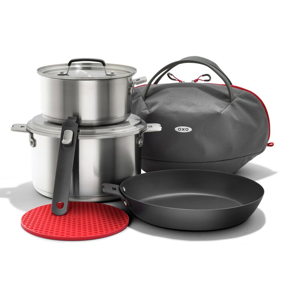 Outdoor Camp Cookware Set with Travel Bag U4