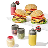 Outdoor 7-Piece Spice Shaker & Squeeze Bottle Set K0