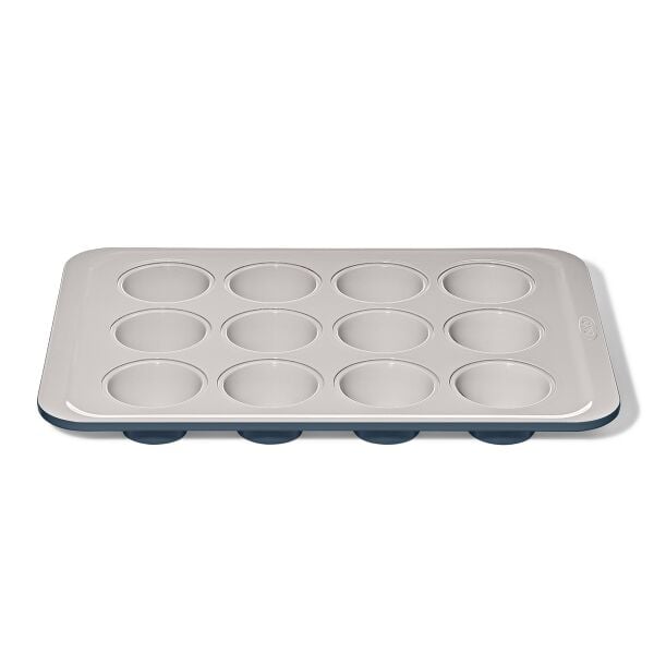Non-Stick Pro Ceramic Coated Metal Bakeware 12 Cup Muffin Pan V8