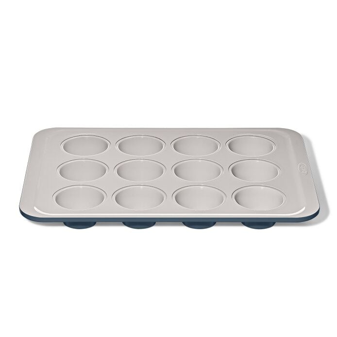 Non-Stick Pro Ceramic Coated Metal Bakeware 12 Cup Muffin Pan V8