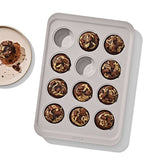 Non-Stick Pro Ceramic Coated Metal Bakeware 12 Cup Muffin Pan V8