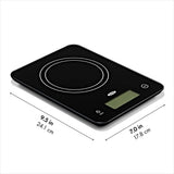 OXO Good Grips 22 lb Everyday Glass Food Scale P3