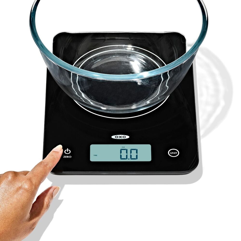 OXO Good Grips 22 lb Everyday Glass Food Scale P3