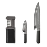 3-Piece Knife & Sharpener Set U0