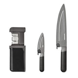 3-Piece Knife & Sharpener Set U0