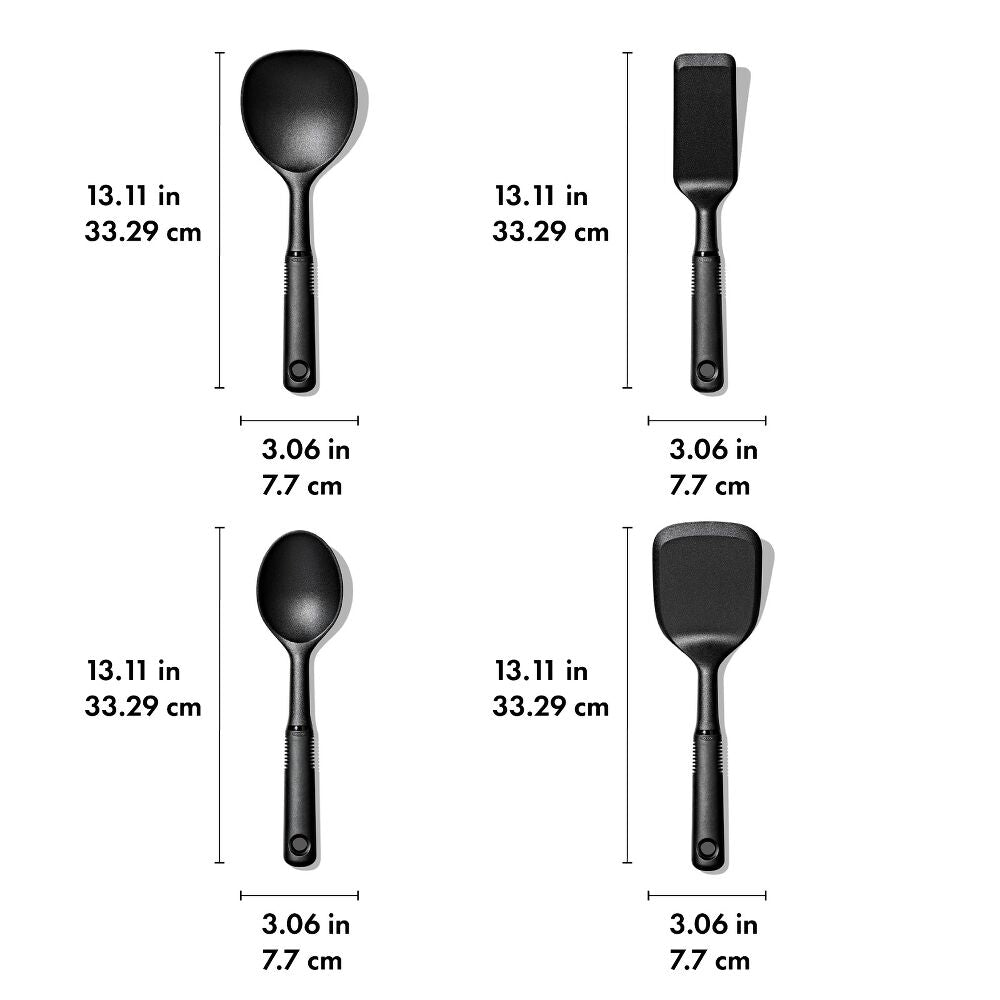 4-Piece Nylon Mini Utensil Set S9