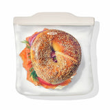 Silicone Reusable Bag -  4 Piece Lunch Set - Oat/Lagoon J7