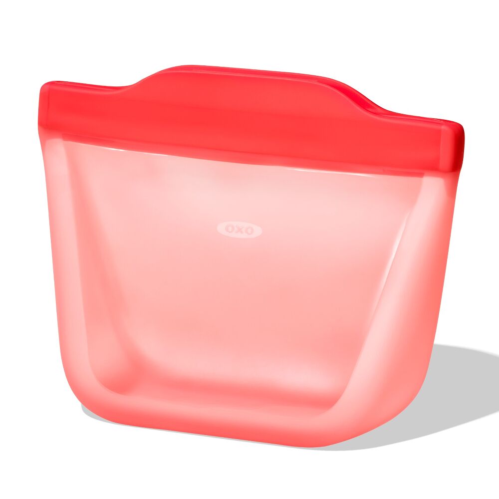Silicone Reusable Bag - Stand-Up Snack (12 oz) – Watermelon T9