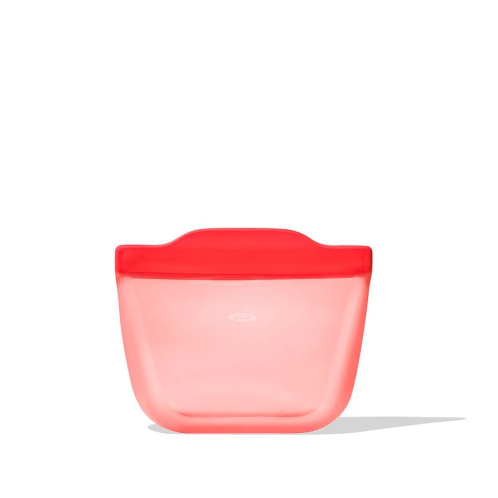 Silicone Reusable Bag - Stand-Up Snack (12 oz) – Watermelon T9