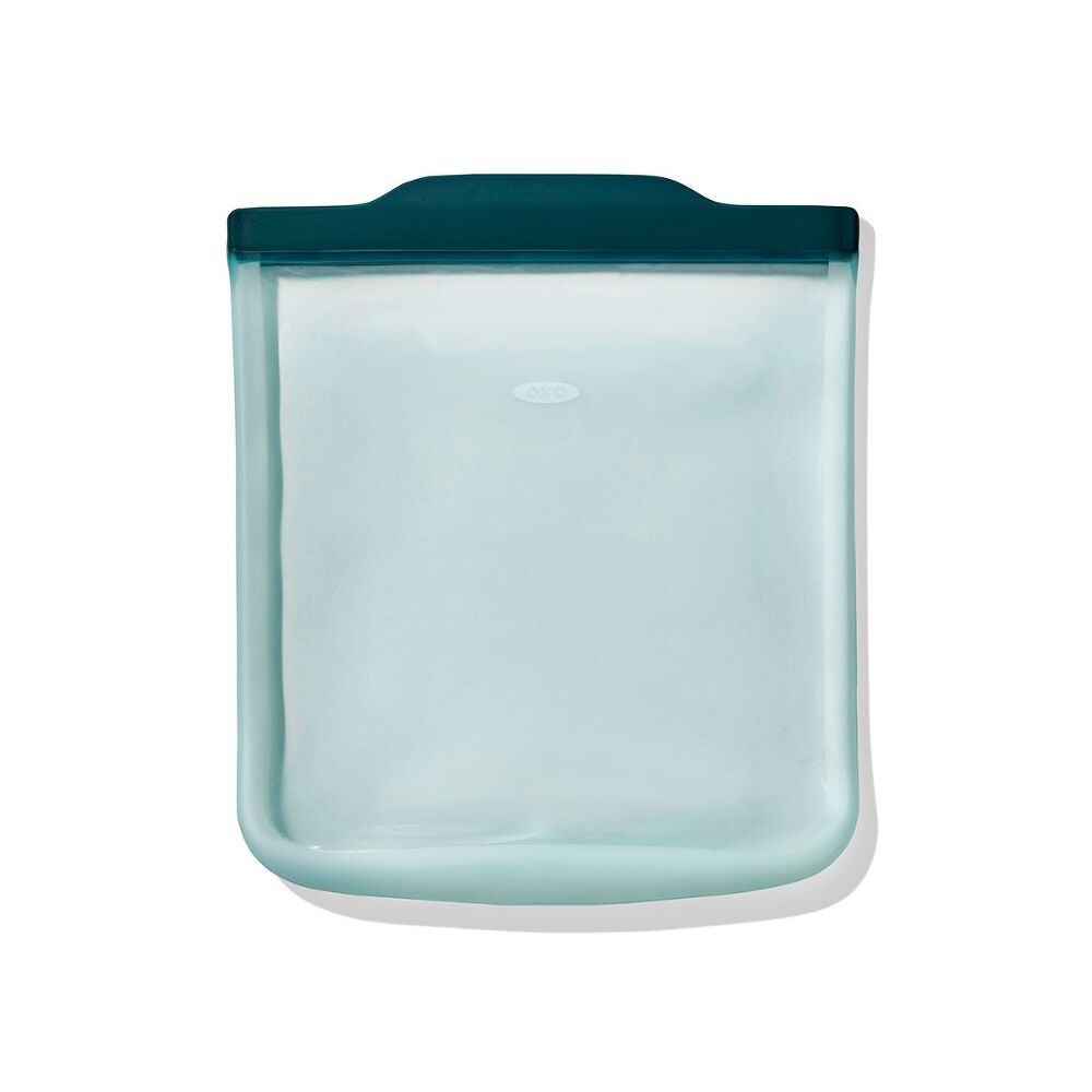 Silicone Reusable Bag - 4 Piece Starter Set - Oat/Lagoon A3
