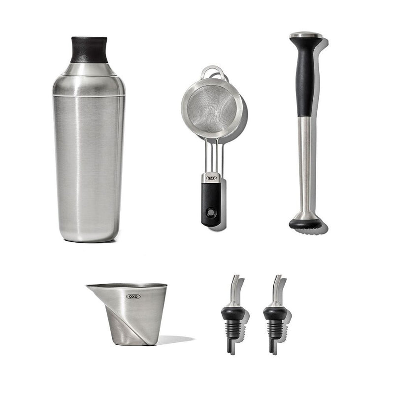 Steel 6-Piece Barware Set I2