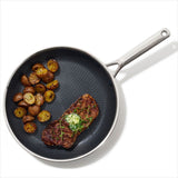 Trident Hybrid Non-Stick Stainless Steel 12 in Fry Pan N5