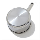 Trident Hybrid Non-Stick Stainless Steel 2.5 Qt Saucepan with Lid Z8