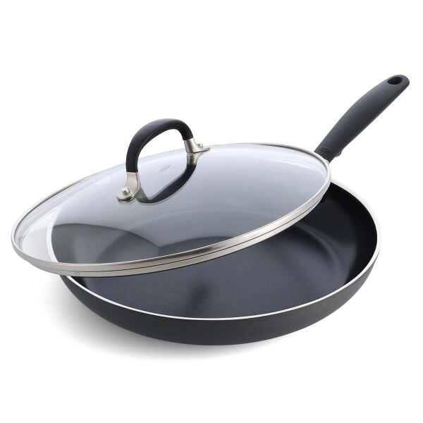 Non-Stick Pro Every Day 12 Inch Frypan with Lid S4