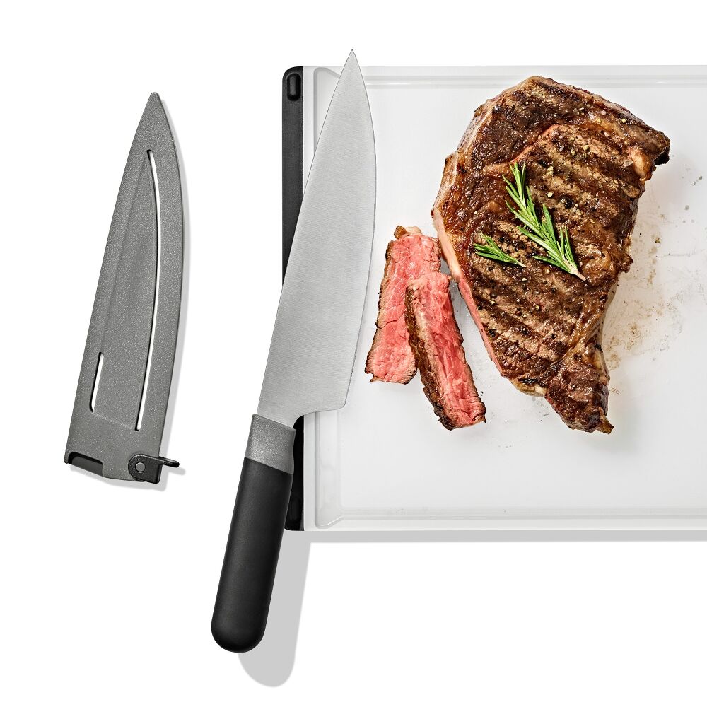 8 in Chefs Knife with Locking Sheath N1