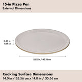 Non-Stick Pro Ceramic Coated Metal Bakeware 15” Pizza Pan C0