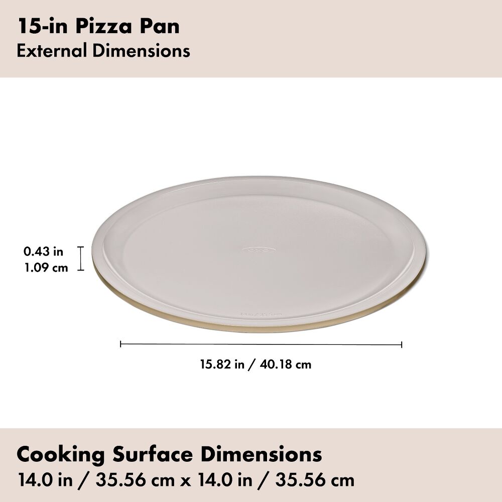 Non-Stick Pro Ceramic Coated Metal Bakeware 15” Pizza Pan C0