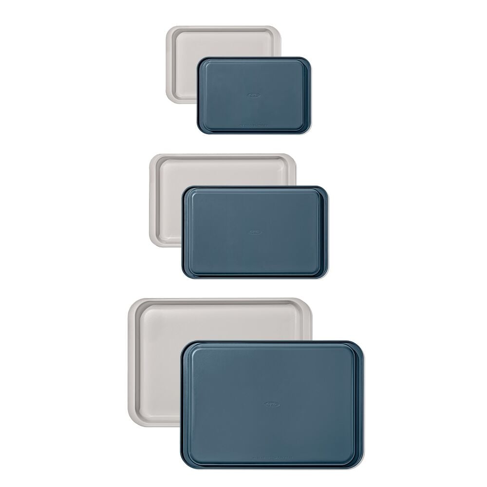 Non-Stick Pro Ceramic Coated Metal Bakeware 3 Pc Set N2