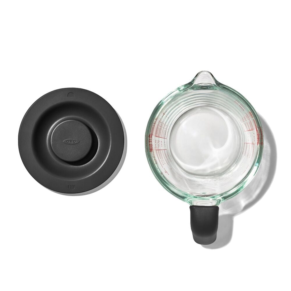 2 Cup Glass Measuring Cup with Lid M5