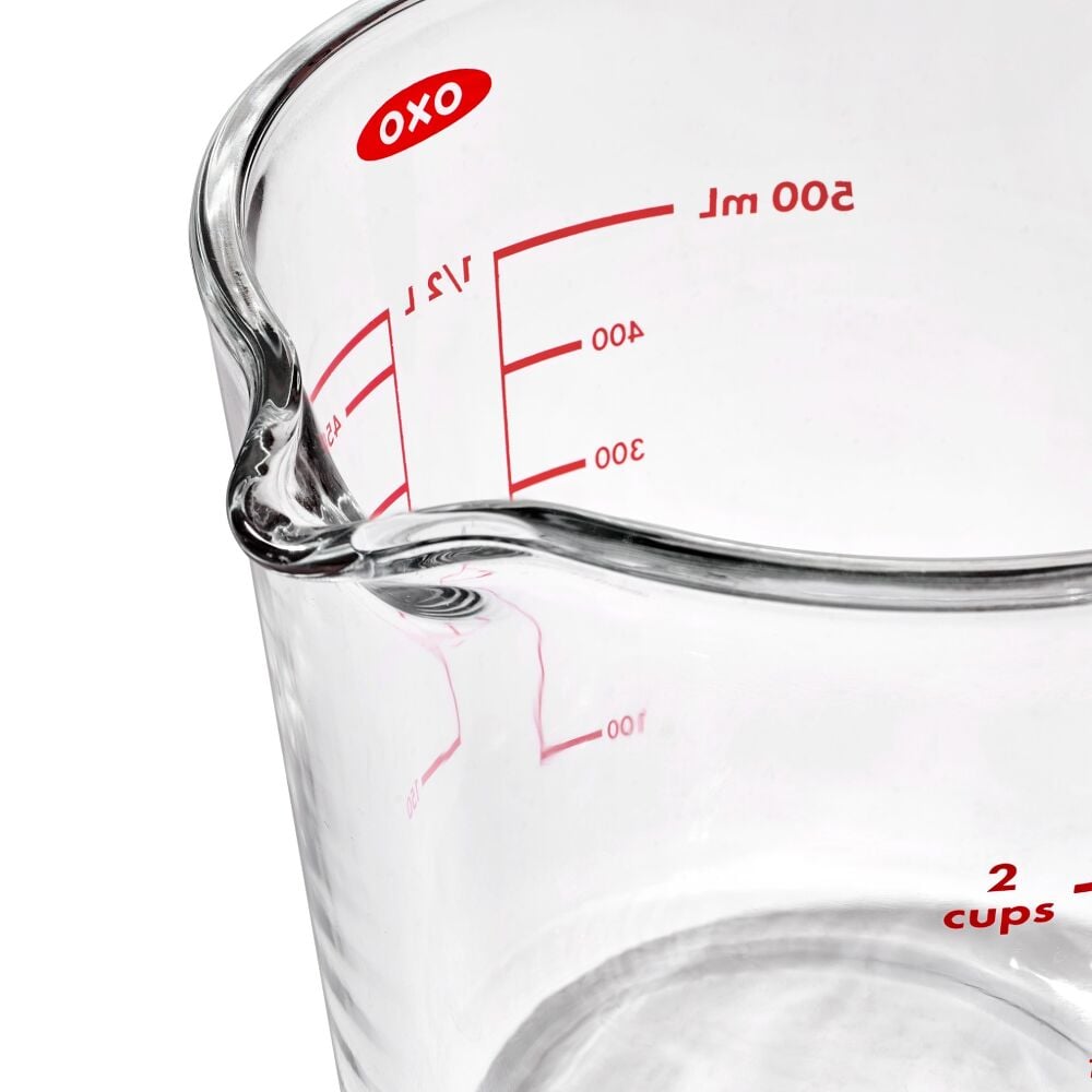 2 Cup Glass Measuring Cup with Lid M5