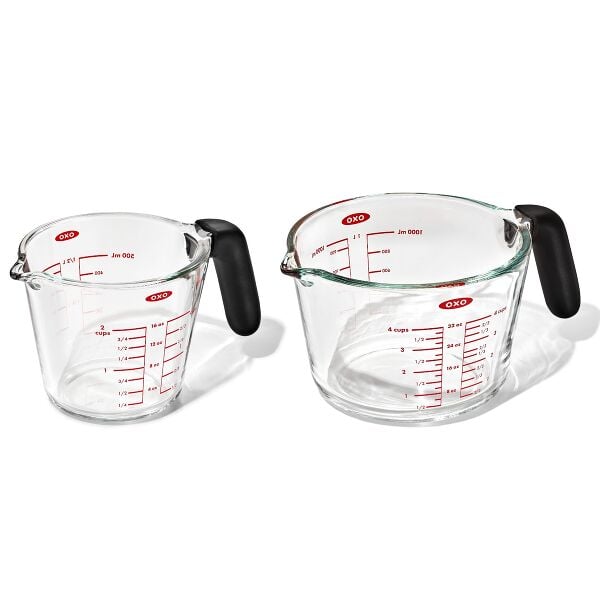 2-Cup and 4-Cup Glass Measuring Cup Set E7