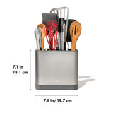 Adjustable Stainless Steel Utensil Holder - Large J5