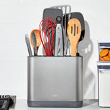 Adjustable Stainless Steel Utensil Holder - Large J5