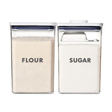 2-Piece Prelabeled POP Container Set with Scoop Y0
