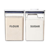2-Piece Prelabeled POP Container Set with Scoop Y0