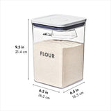 2-Piece Prelabeled POP Container Set with Scoop Y0