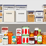 2-Piece Prelabeled POP Container Set with Scoop Y0