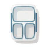 Prep & Go 4.1-Cup Divided Container - Ocean Blue B8