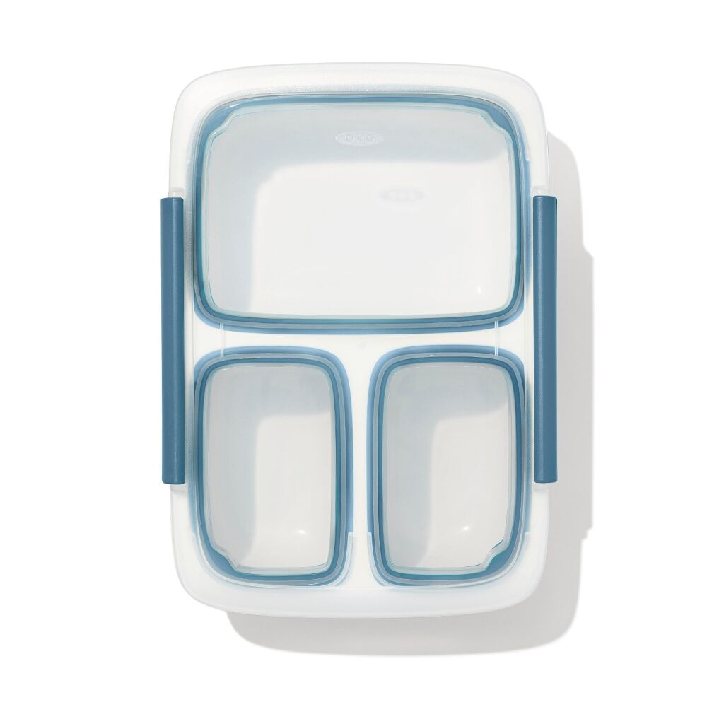 Prep & Go 4.1-Cup Divided Container - Ocean Blue B8