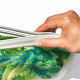 Silicone Reusable Bag - Stand-Up Quart (32 oz) - Oat B1