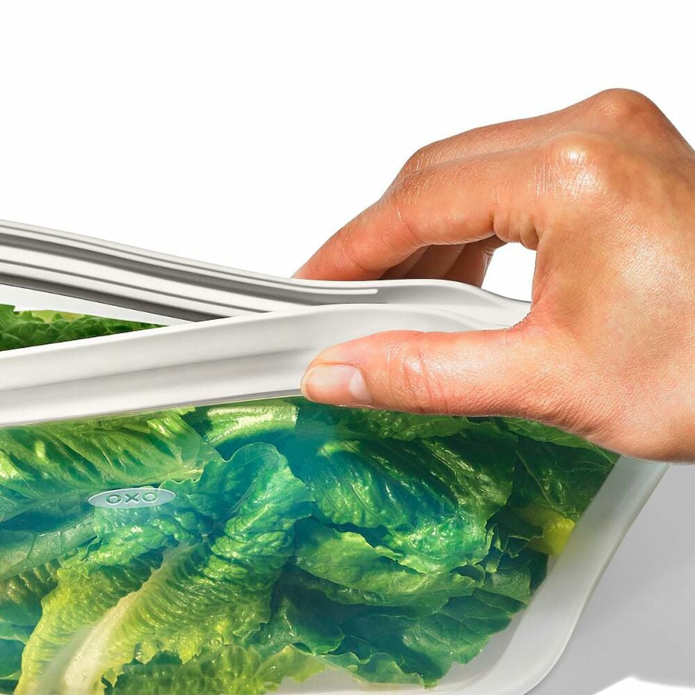 Silicone Reusable Bag - Stand-Up Quart (32 oz) - Oat B1